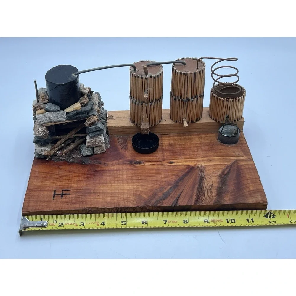 Handmade Folk Art Moonshine Still Model Rustic Appalachian Distillery Display